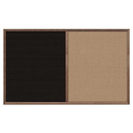 Slim Style Indoor Enclosed Corkboard,18